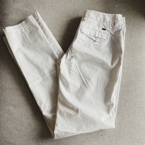 Tommy Hilfiger Pants - Tommy Hilfiger White Casual cotton Pants